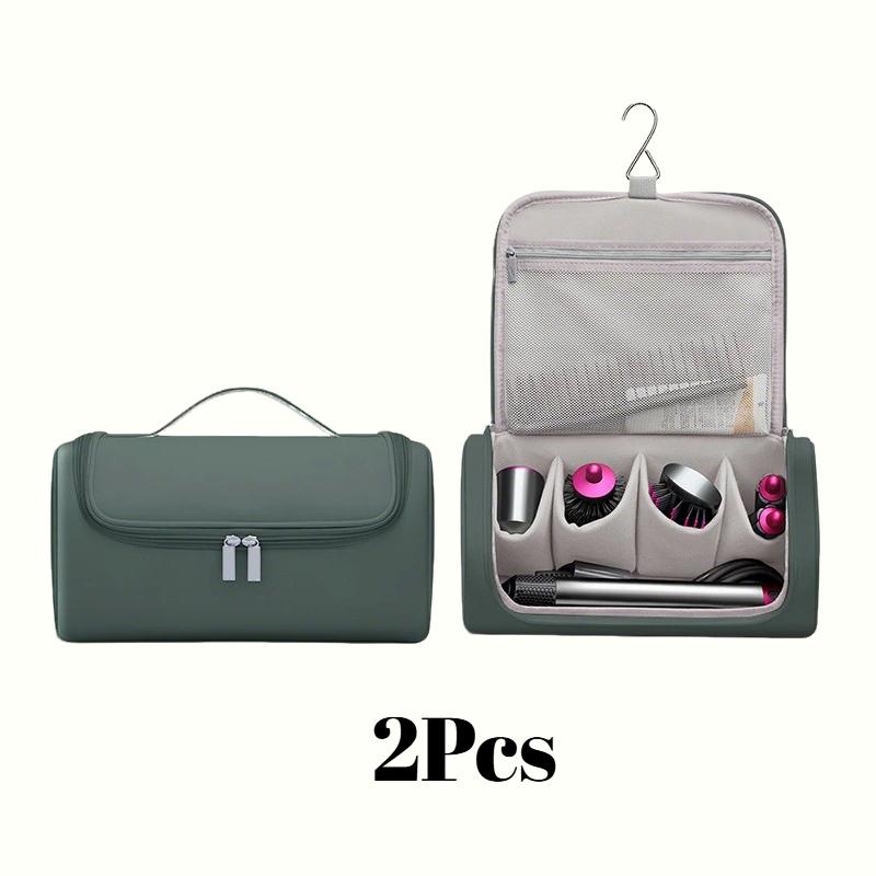 1/2 szt. Ukrywany haczyk Etui na suszarkę do włosów Wodoodporna Torba podróżna o dużej pojemności do przechowywania narzędzi do włosów Lokówka Antypoślizgowa saszetka