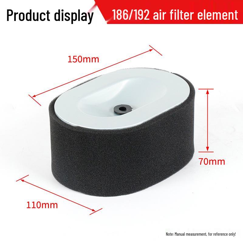 170F-178 Diesel Engine and Generator Parts: Air Filter, Water Pump, Micro-tiller, 186 and 192F Air Filter Sponge