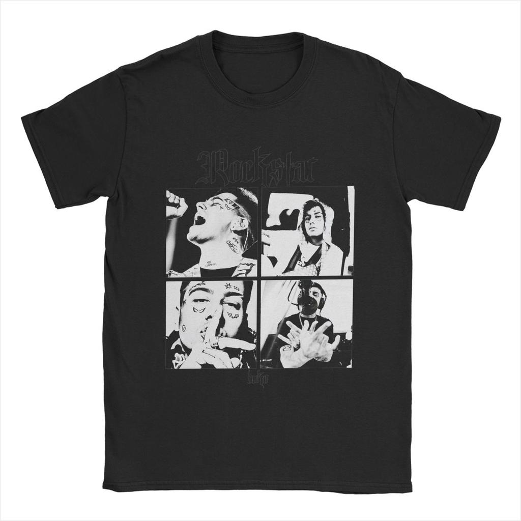 Men Rock Star Duki Rapper T Shirts Cotton Tops Humorous Short Sleeve Crewneck Tee Shirt Unique T-Shirts