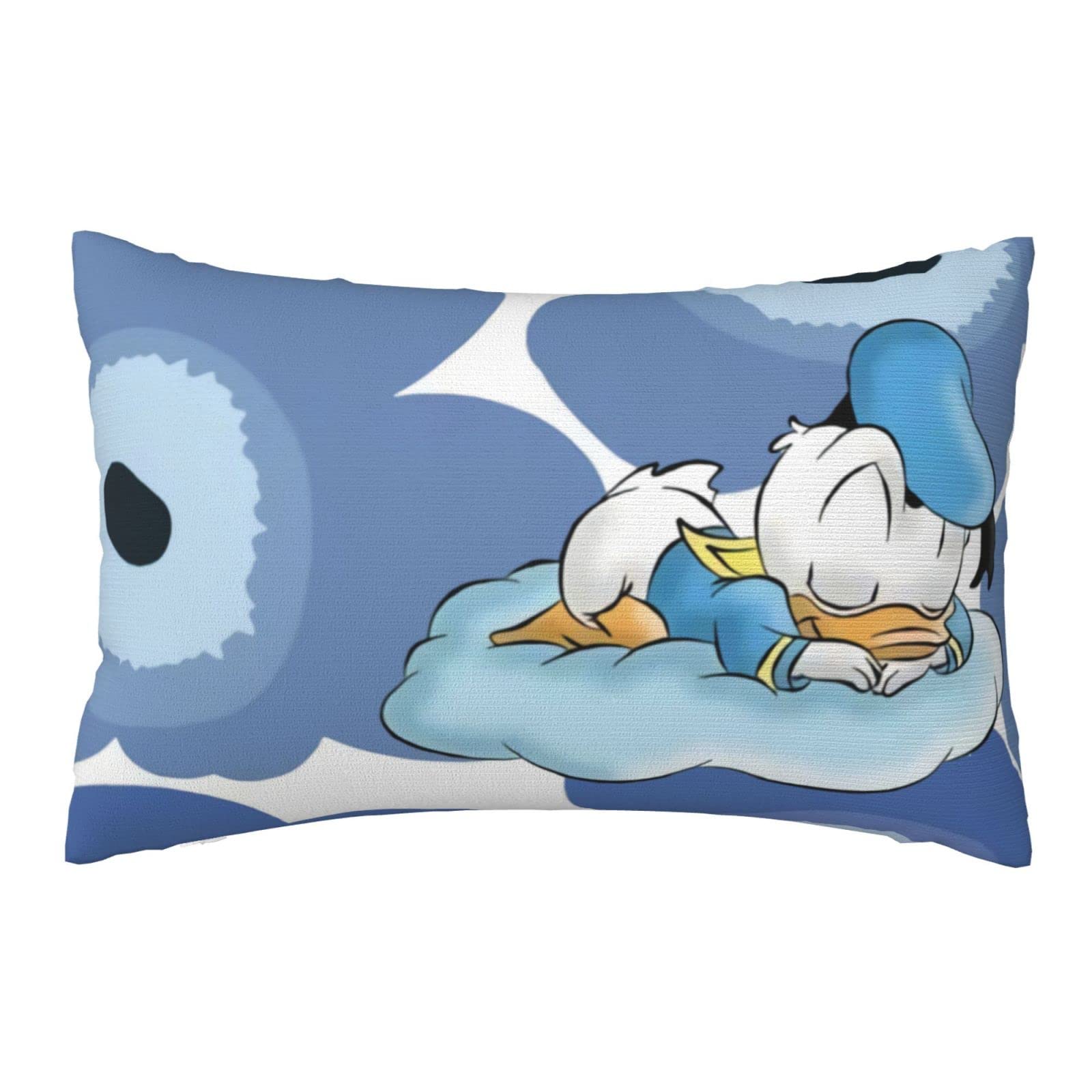 

Donald Duck Pillowcase, Body Pillow Cover, Bedding Cover, Summer/Winter, All Seasons, Stylish, Cute, Character, Home Use, Washable, 50x76cm