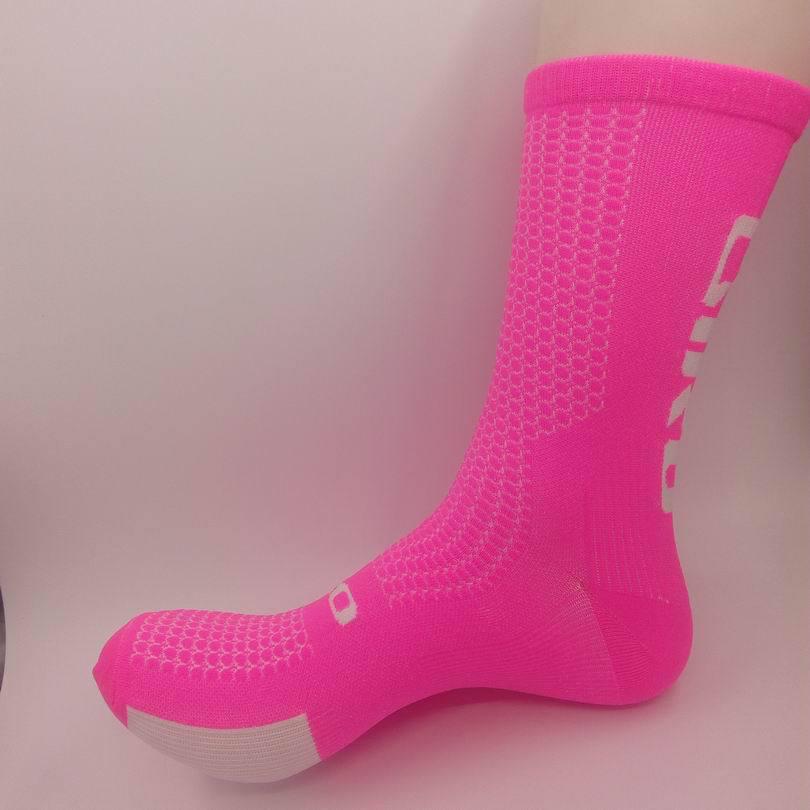 Unisex Outdoor Sports High Tube Cycling, Basketball, Running, and Hiking Socks - Breathable and Sweat-Absorbent.