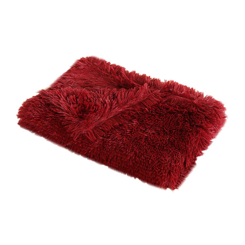 Cover Blanket Indoor Home Warm Pet Dog Blanket Cat Blanket Pet Book Sleeping Plush Cushion Long Hair Blanket