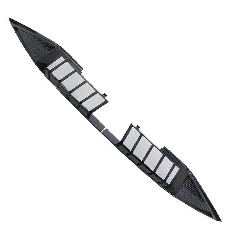 Zeekr 001 Windshield Insect Screen: Compatible with 24 Models, ABS Baked Paint, Bright Black Carbon Fiber Pattern Exterior Trim.