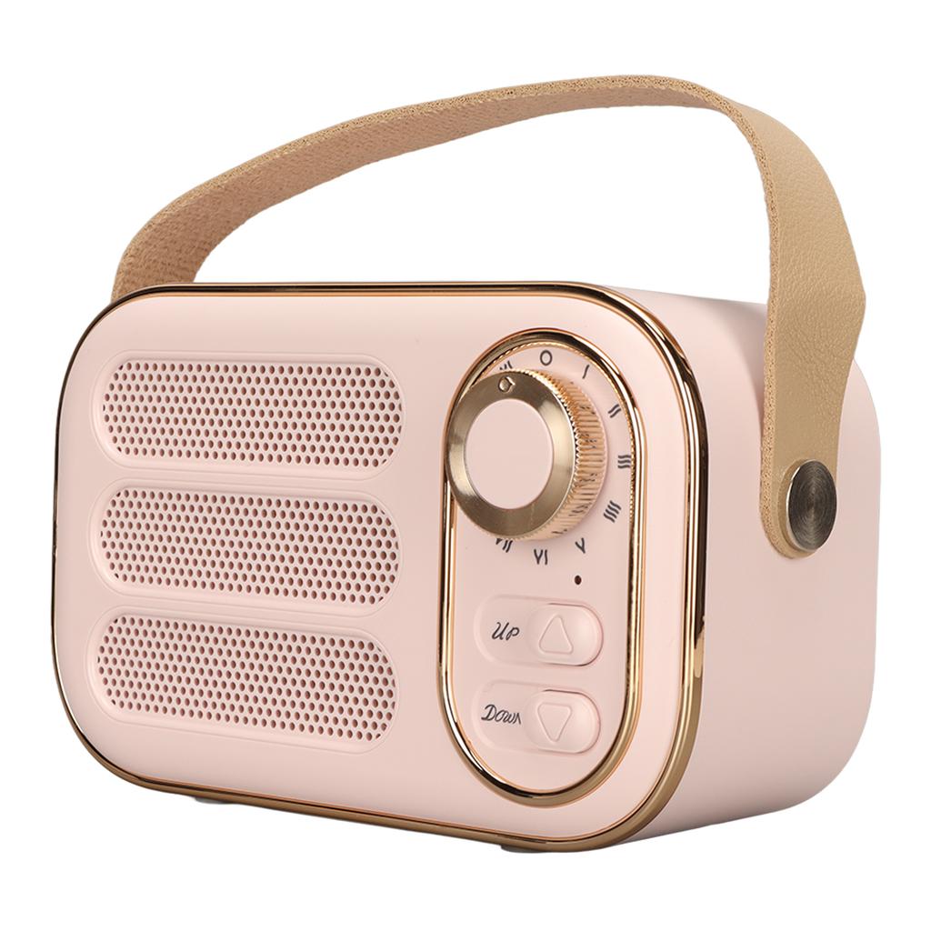 Bluetooth Speaker Stereo HiFi Sound USB Charging Retro Portable Wireless Speaker for Home Travel
