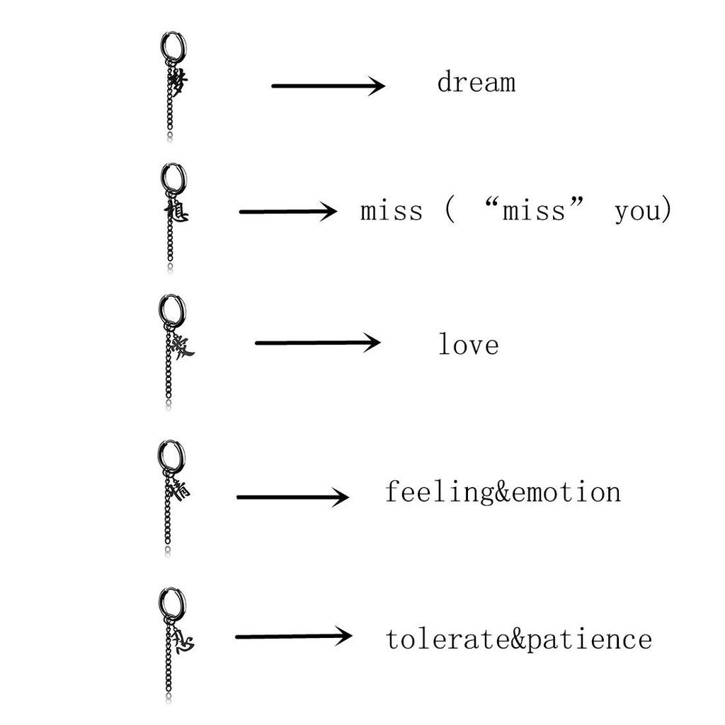 2 Stück Unisex Edelstahl Punk Mann Schwarz Tropfen Ohrringe Geometrie Dreieck Stern Kreuz Fisch Liebe Feder Party Mehrere Gothic