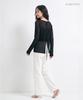 ROEM White Wide Denim Pants Rmtjg26Rt1