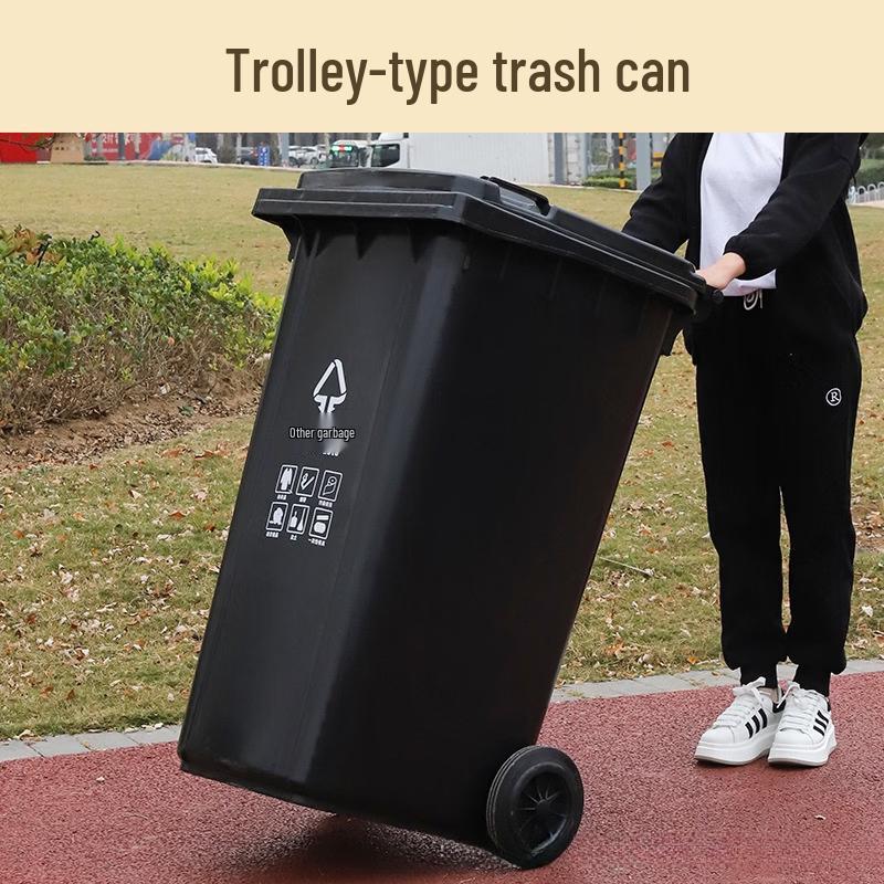 Outdoor Commercial Foot Pedal Trash Can