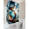 Nature'S Embrace Waterproof Shower Curtain