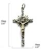 Dobre wibracje dobre wibracje krzyż krucyfiks chrystus wisiorek srebro