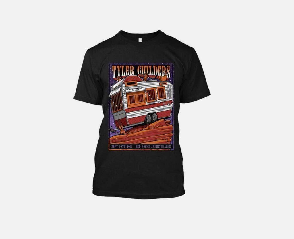 NWT Tyler Childers Red Rocks Amphitheatre American Singer Unisex T-Shirt