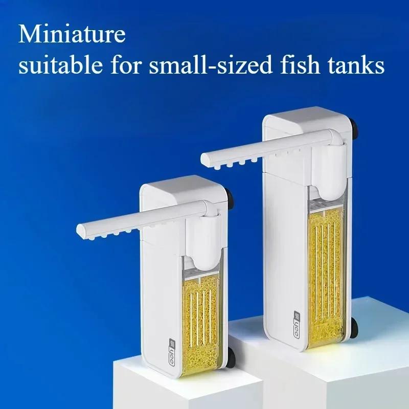 Mini Filter Aquarium Water Circulation Waterfall Rainy Silent Internal Small Fish Tank Filter Water Pump Aquarium Accessories