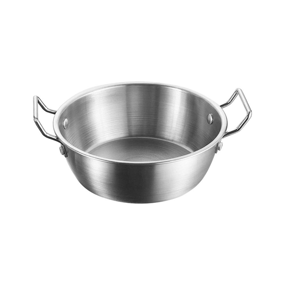 1Pcs Kitchen Tableware Stainless Steel Bowl with Handle Sauce Seasoning Dish Durable Rice Bowls