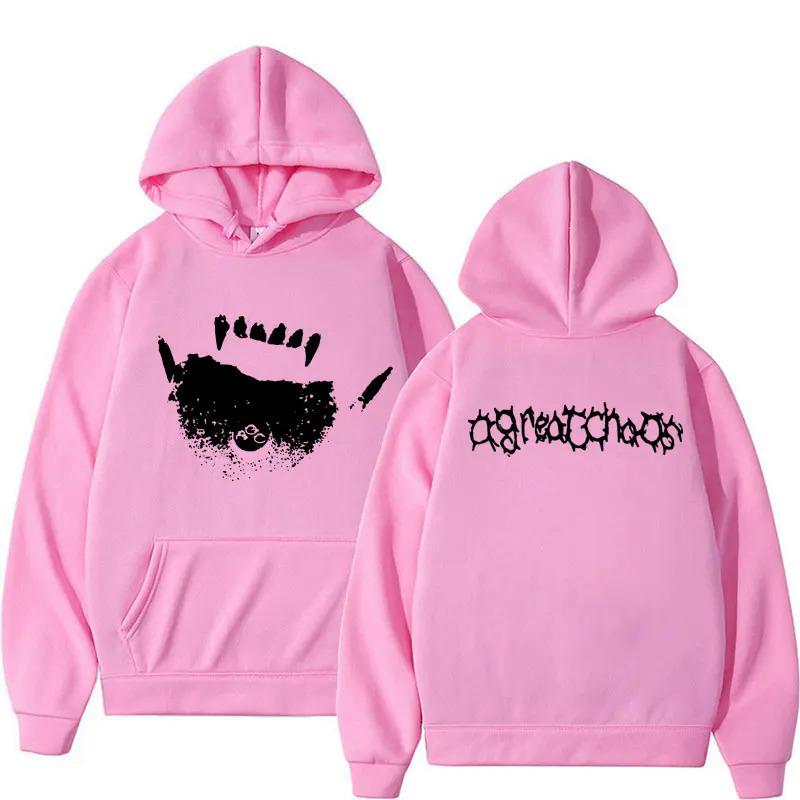 Ken Carson Agc tatsächlichen Hass TeenHoodie XL розовый