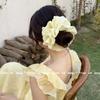 Premium Heavy-Duty Lace Scrunchie for Women – Elegant Hair Tie for Ponytails, Enchanting Hair Accessory