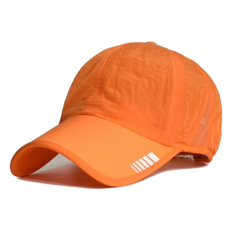 Summer hat men's baseball cap quick-drying outdoor visor sun hat casual thin cap breathable