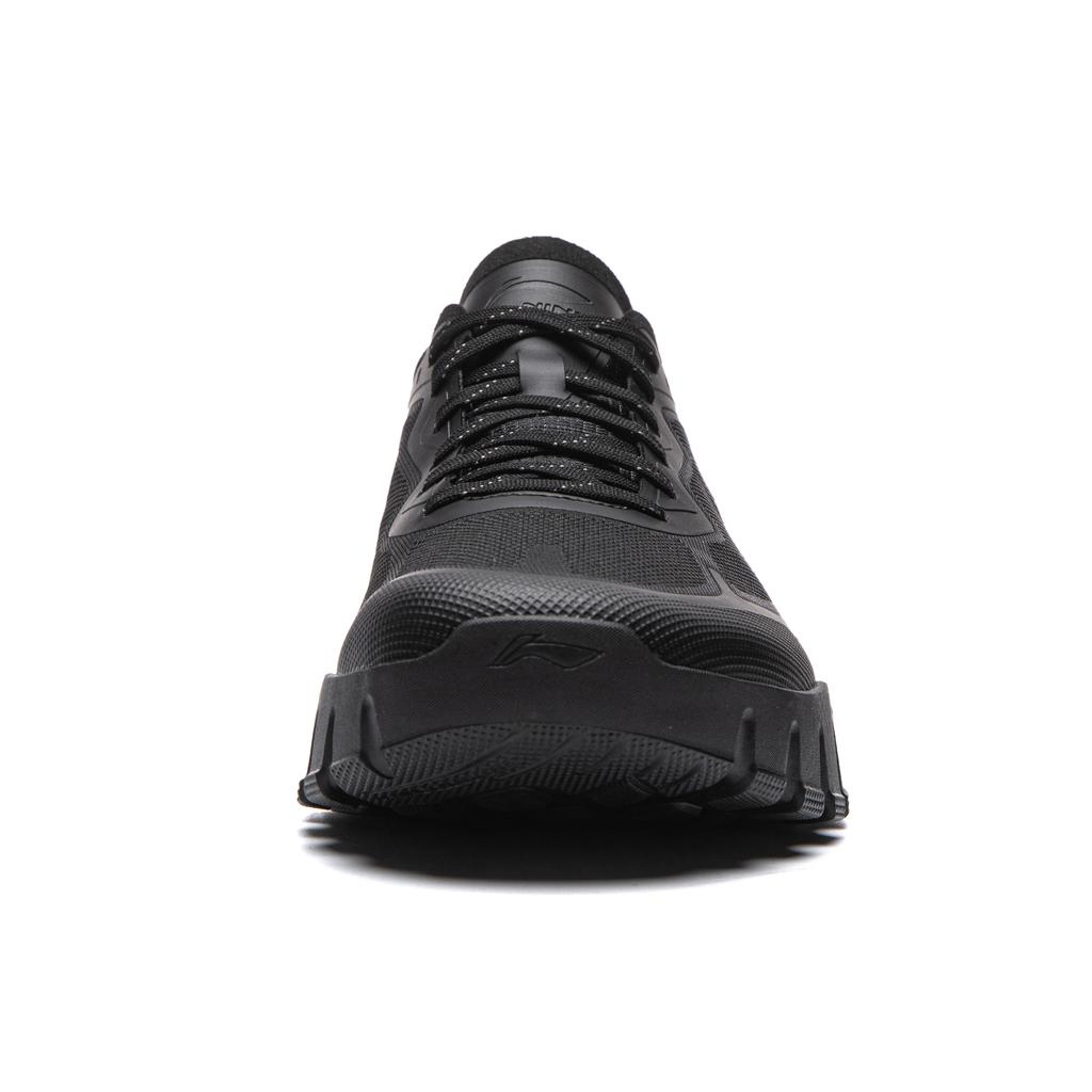 LiNing Sandstone Sports Comfortable Shock Absorbing Wear Resistant Low Top Casual Shoes Men sneaker Black AGCW113-2