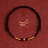 Pure Gold 999 Zodiac Red String Bracelet with Luck Beads for Baby's Full Moon or New Year
