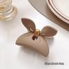 Akryl Barrette elegancka jednokolorowa spinka do włosów krab spinka do włosów Vintage proste akcesoria do włosów dla kobiet kucyk pazur klip kraby