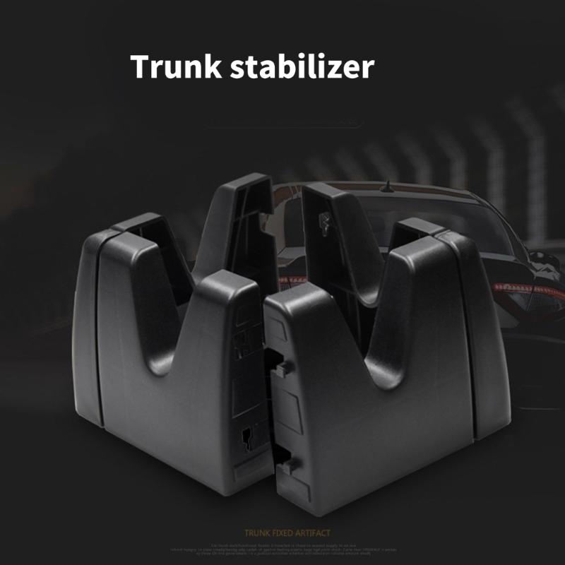 Set Of 4 Multipurpose Trunk Divider Blocks Rear Compartment Organizers Easy to Use for Efficient Storage In Car & Car