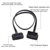 Duttek Auto OBD2 Auto Verlängerungskabel OBD2 16 Pin Stecker Buchse Verlängerungskabel, 16Pin