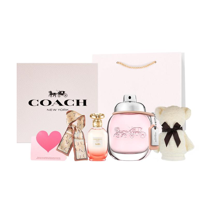 Набор парфюма COACH New York Fragrance/Huafu Yanyun/Huafurui Xiang/Dream Journey/California Dream Туалетная вода Подарок New York Light + California Dream коричневый