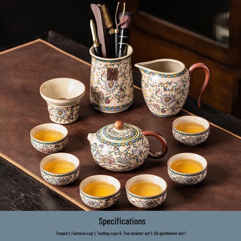Premium Ru Ware Ceramic Gongfu Tea Set