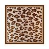 Women’s Scarf: Leopard-print, Faux Silk, European-style, High-end Print, Head-wrapping Satin, Large Scarf