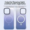 For iPhone 15 Pro Magnetic Case Gradient Design Borderless IMD TPU+PC+PET Phone Cover