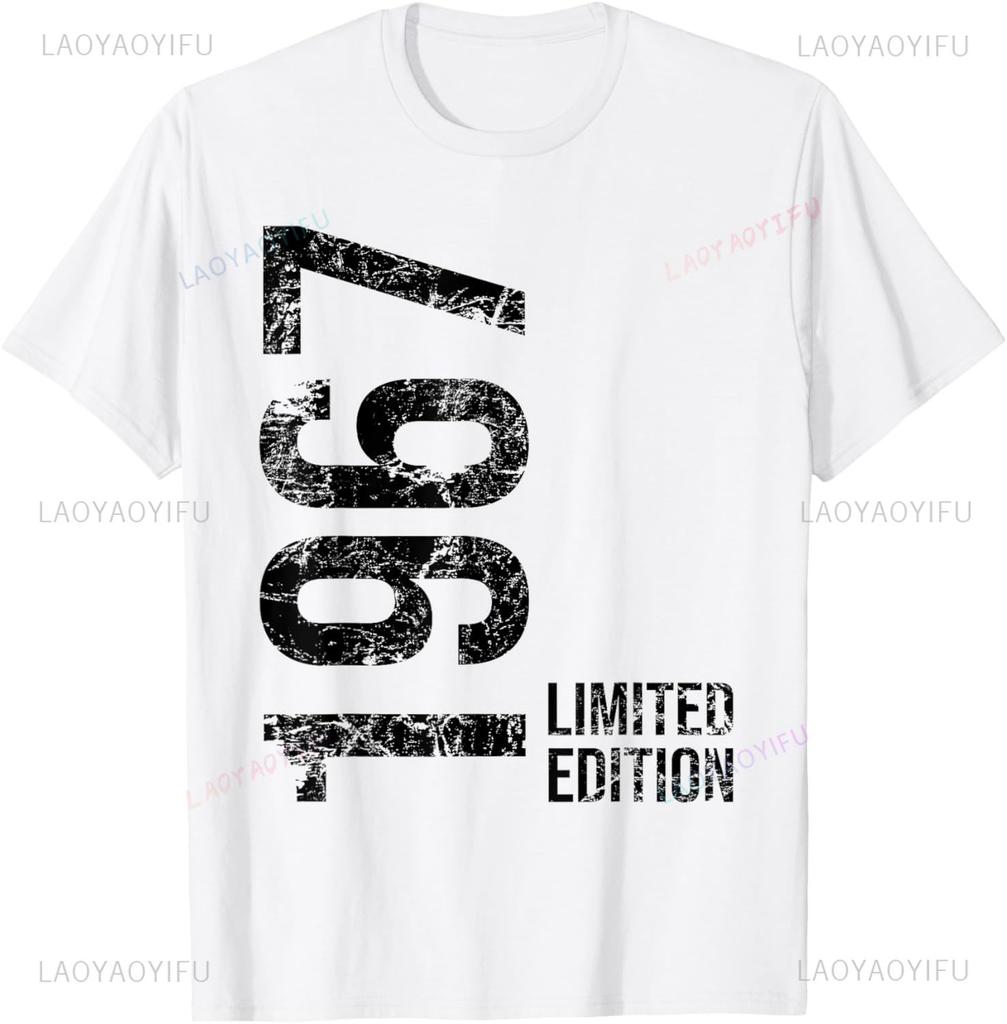 58e Anniversaire 58 Ans Homme Femme Vintage 1967 T-Shirt T-Shirts Graphiques Imprimés Personnalisés Vêtements de Rue T-Shirt Personnalisé Camisas