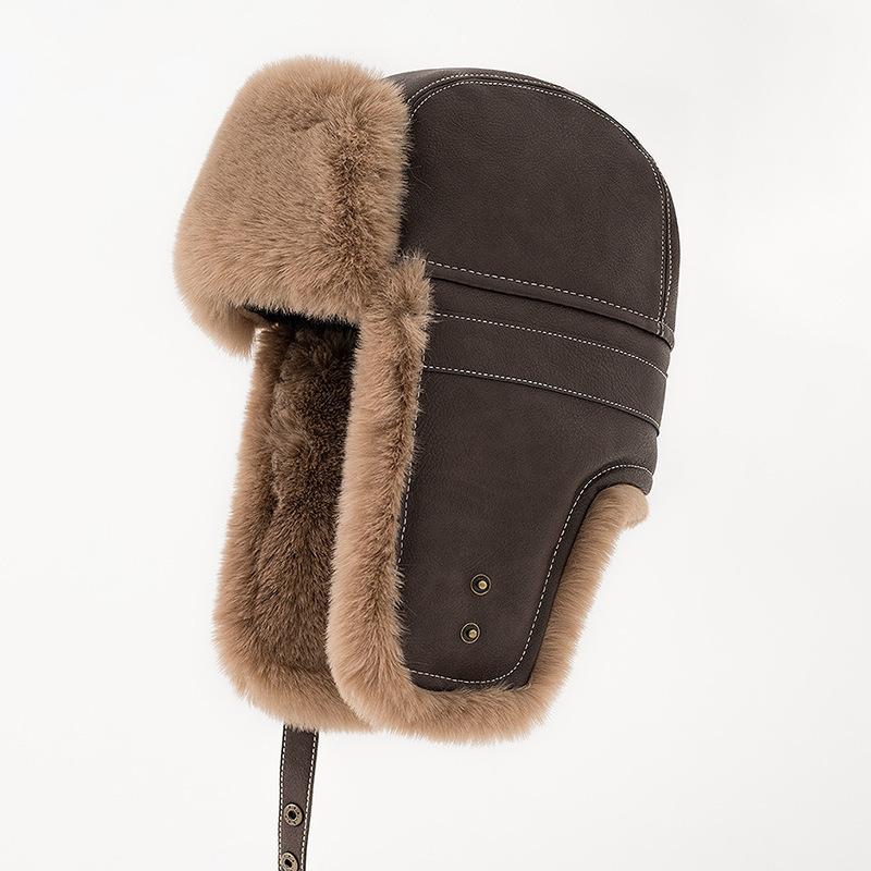 

Шапка Лей Фэна Зимняя Мода Мужская и Женская Плюс Бархатная Утолщенная Корейский Стиль Ветрозащитная Уличная Велосипедная Электрическая Велосипедная Теплая Шапка с Защитой Ушей