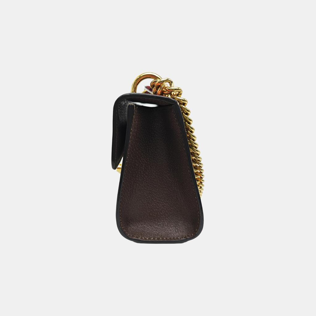 [Pre-Owned] Padlock Small Multicolor Coated Canvas Print Shoulder Bag - Good #YGP1KF