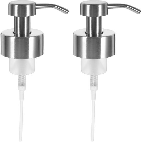 2pcs Foam Soap Dispenser Pump for Soap Dispenser Lotion Bottle Pump Replacement Head for Lotion Bottle Shampoo Dispenser Head Shampoo Stainless Steel