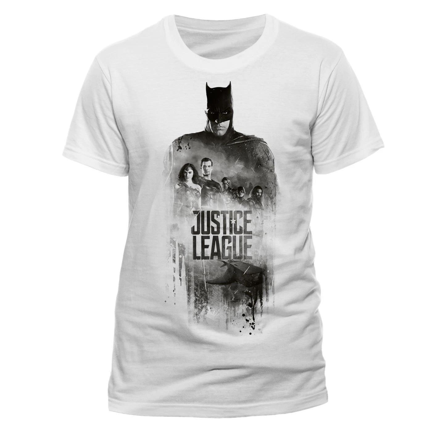 Official Batman Dark Knight T Shirt Silhouette Gotham Bruce Wayne White New S/M 4XL