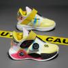 Boys shoes  autumn new children's sports shoes rotary button leather waterproof primary school basketball shoes cool
