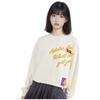 adidas Women's Crewneck Pullover Hoodie Purple Casual Sportswear