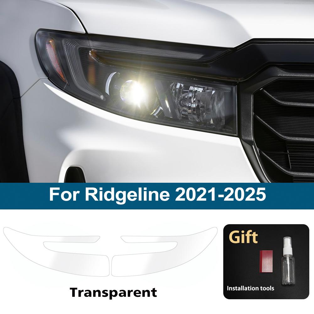 For Honda CR-V/HR-V/Vezel/Civic/Accord/Fit/Jazz/Pilot TPU Headlight Protective Film Smoke Black Anti-Scratch Vinyl Wrap Cover