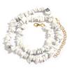 1 Strand 43cm Irregular Gravel Bead Choker Necklace Natural Stone Crystal Necklace Lobster Clasp Chain For Women Jewelry Gift