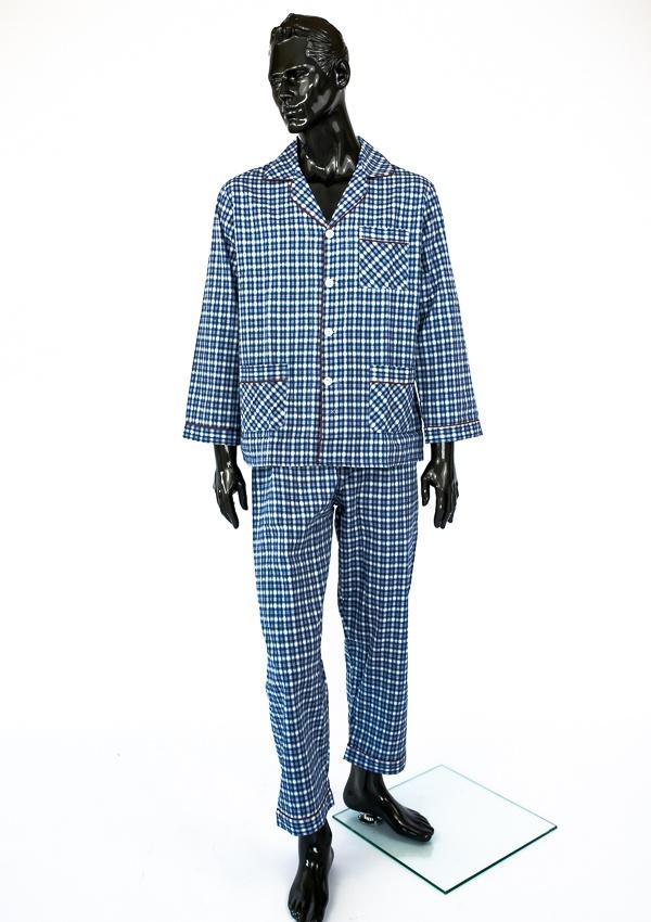 Men's Flannel Pajamas Formax Button-Up Comfortable Nice Warm Comfortable 5XL