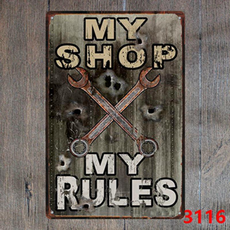 Keep Calm Inspirational Tin Sign for Bar or Restaurant
