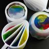 5 Compartment Silicone Mixing Cup Silicone Distributing Cup Silicone Split Cup Resin Mixing Cups for Crafts Art Projects