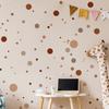 3 Pcs Bohemian Painted Dots Wall Stickers, Artistic Kids Room Decor with Self-Adhesive Removable PVC, Waterproof Peel and Stick Art
