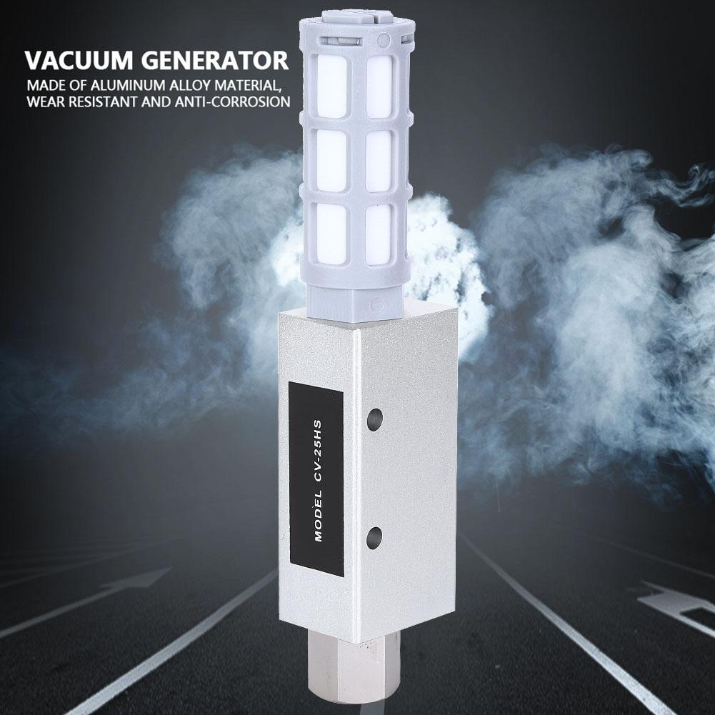 Generatore di Vuoto Ejector Pneumatico CV 25HS con Scarico d'Aria e Silenziatore