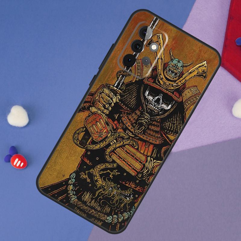 Japanese Samurai Case For Samsung Galaxy A14 A56 A36 A26 A16 A06 A54 A34 A12 A32 A52 A13 A33 A53 A15 A35 A55