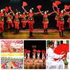 8 Inch Kung Fu Fan Classical Yoga Fan Photo Prop Plastic Bone Fan  Wedding Party Decor