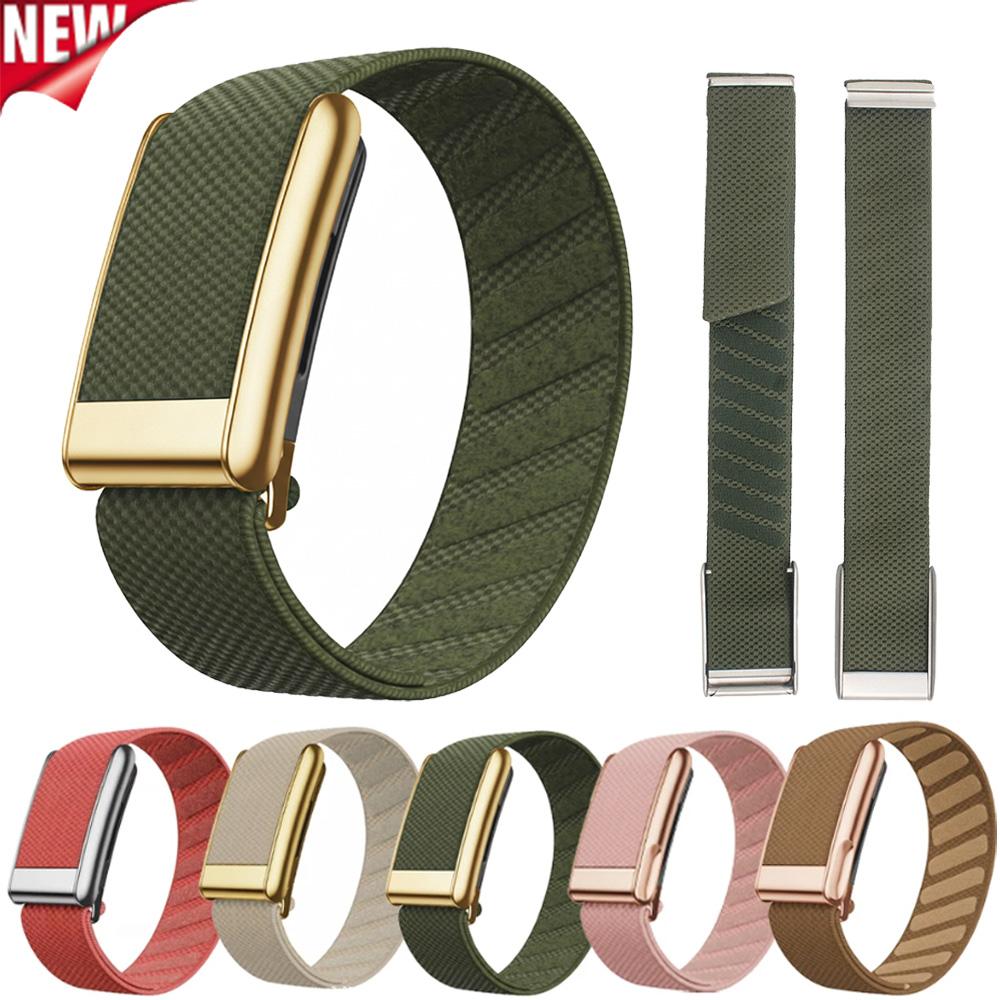 NEW Sports Nylon Band for Whoop 5.0 Strap for WHOOP 5.0MG Woven Elastic Strap with Gold/Silver/Rose Gold Metal Frame