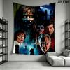 Horror Movie Characters Tapestry Tapestry Background Cloth Fashion Print Homestay Soft Decoration Tapestry Background Wall Hanging Cloth