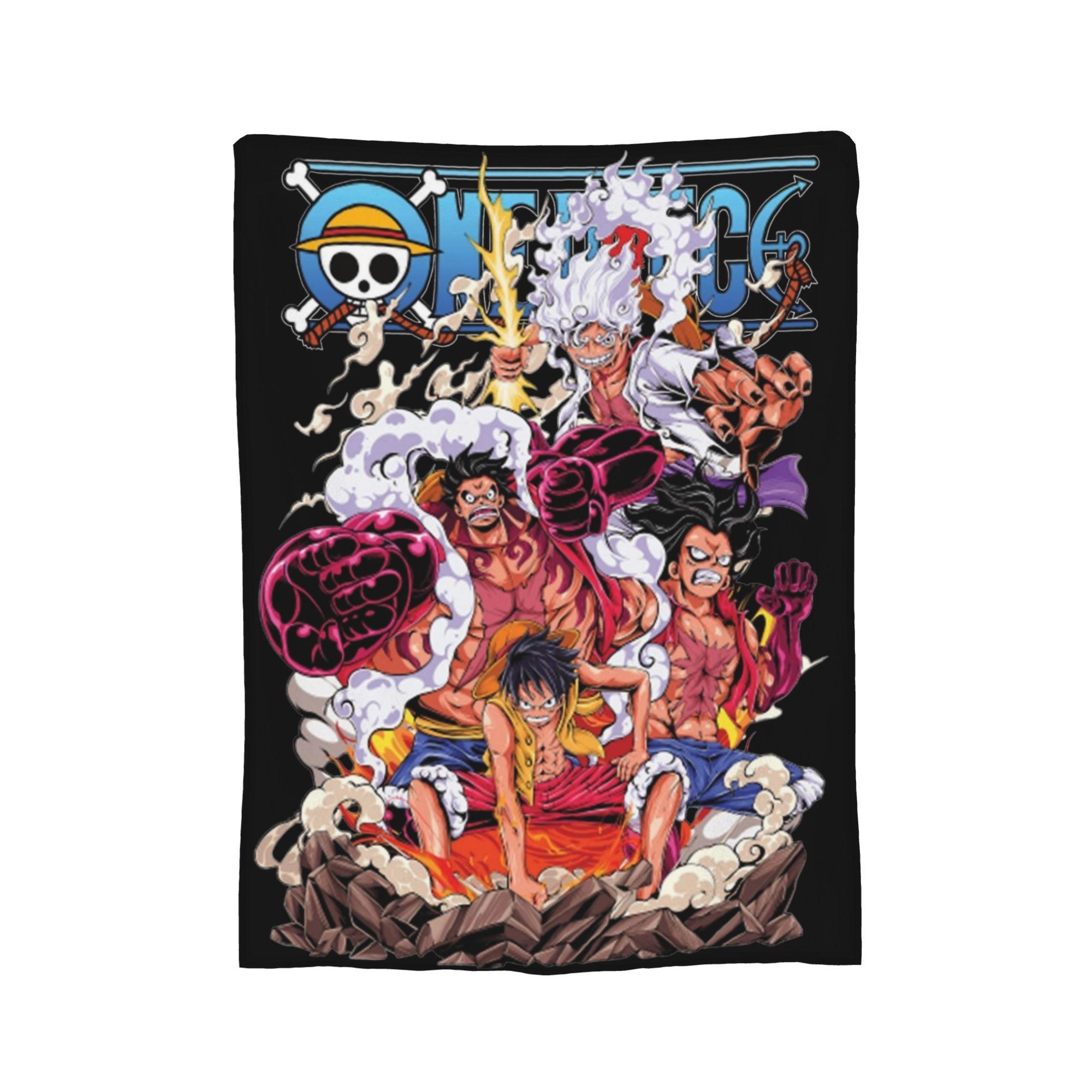 

Luffy Anime TONY TONY Chopper! Blanket Fuzzy Novelty Breathable Throw Blanket for Bedding Lounge All Season, 50x60in
