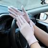 Summer Breathable Sun Protection Cotton Gloves For Cycling And Driving Women