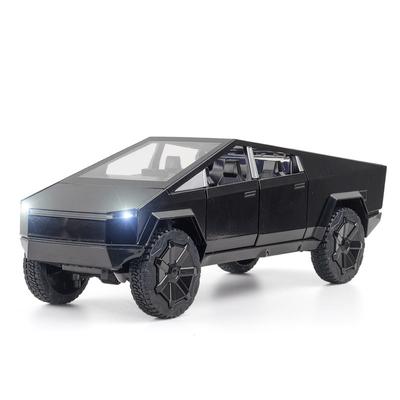 1/24 Tesla Cybertruck Diecast Modello in Lega Auto Veicolo in Metallo Miniatura Camion Natale Hottoy per Bambini Regali Giocattoli per Bambini Ragazzi
