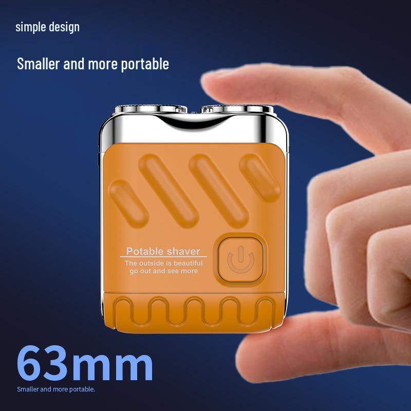 Portable Beard Trimmer Mini Electric Shaver for Men - Super Clean, New Model